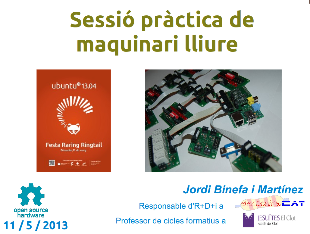 Documents de la “Sessió pràctica de programari lliure” a festa de Ubuntu 13.04