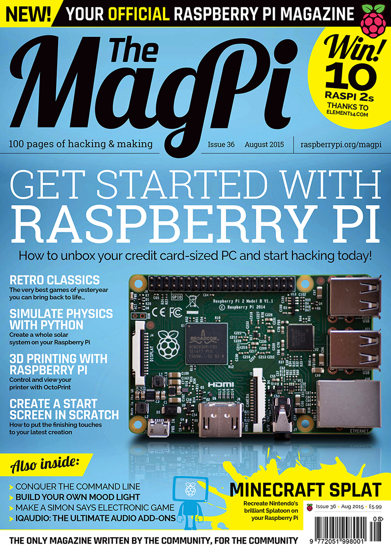 The MagPi Número 36 – Agost 2015