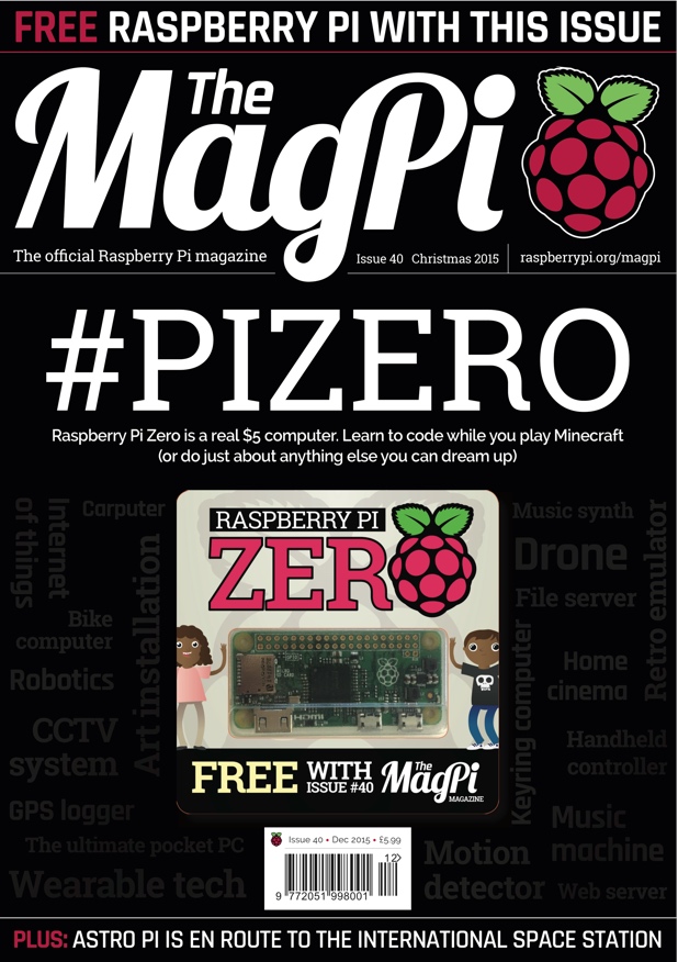 MagPi 40 – la primera revista que regala un ordinador!